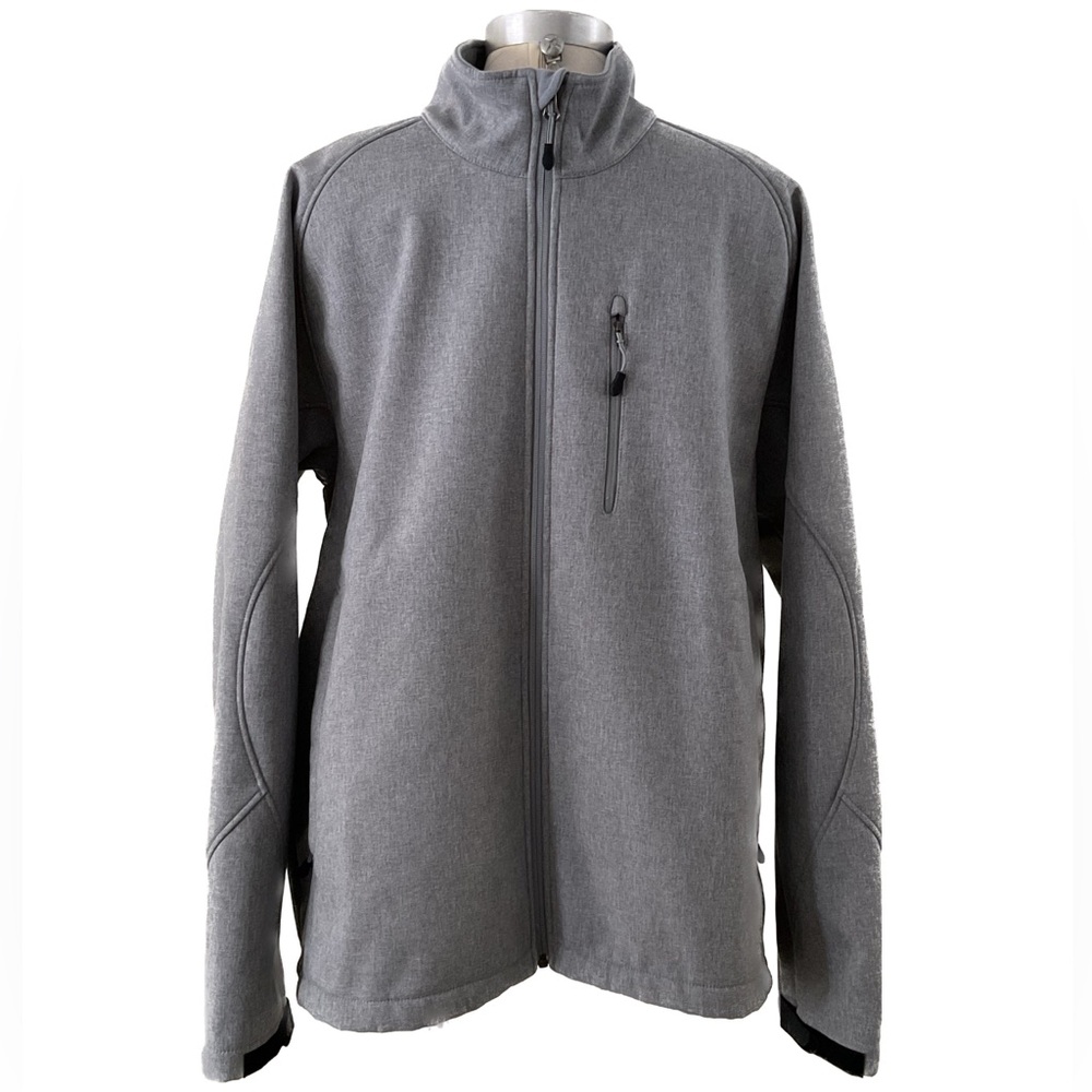 Kirkland Signature Light Grey Soft Shell Jacket Mens Size XL